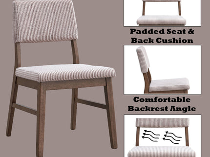 Serafina - Side Chair (Set of 2) - Walnut