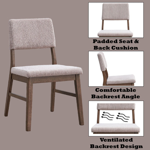 Serafina - Side Chair (Set of 2) - Walnut