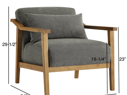 Reagan - Arm Accent Chair With Lumbar Pillow