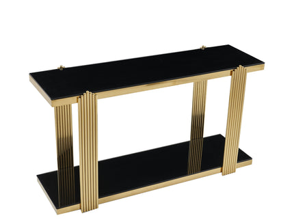 Console Table With Double Tier Storage