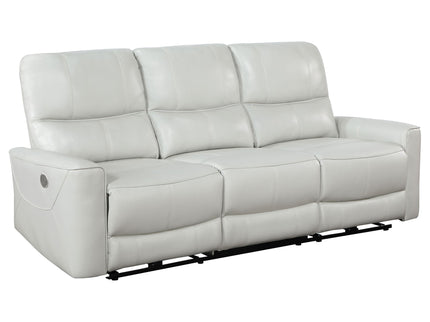 Amberly - 3 Piece Power Reclining Sofa Set - Light Gray