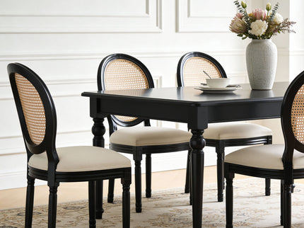 French Country Dining Chairs With Round Back (Set of 2)