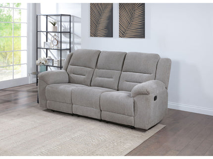 Sebring - Reclining Sofa With Manual Recline - Gray