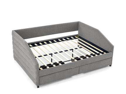Elegant Daybed With Trundle Upholstered Tufted Sofa Bed