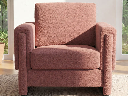 Upholstered Accent Armchair With Square Arm