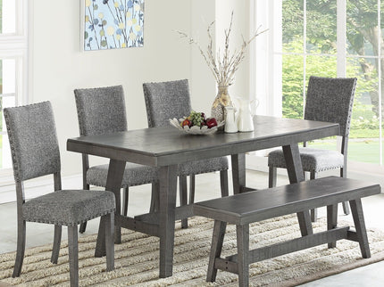 Dining Room Bench - Gray / Gray