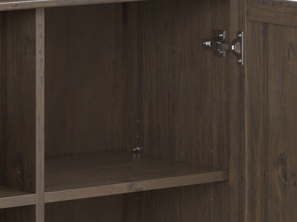 Lev - Medium Storage Cabinet - Smoky Brown