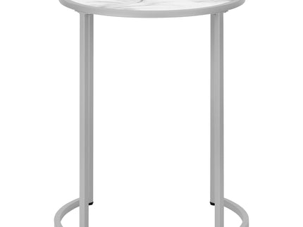 Round Accent Side Table, Contemporary & Modern