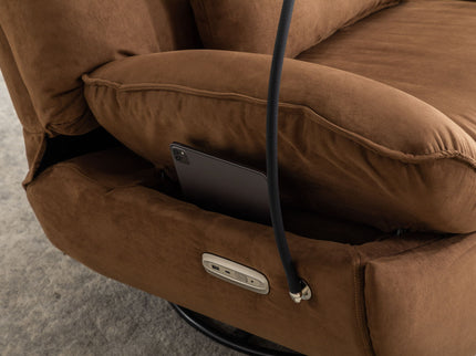 Power Recliner Swivel Glider USB Charger With tooth Music Player, Sleep, Working, Game And Leisure