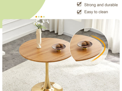 Round Dining Table With Thickened Top For Kitchen