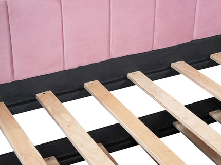 Upholstered Daybed With Ergonomic Design Backrest