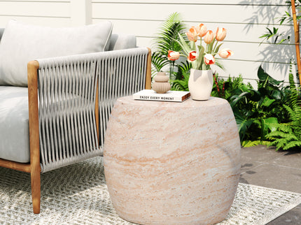 Outdoor Oval Shaped Side Table