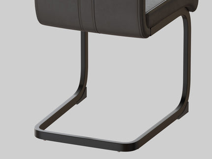 Modern Dining Chairs With High Back Upholstered Design Metal Legs