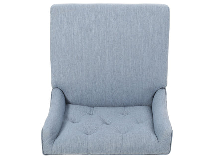 Vienna - Contemporary Fabric Tufted & Wingback Counter Stools (Set of 2)