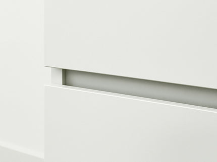 Elise - Modular Closet System With Mirror And Customizable Storage - White