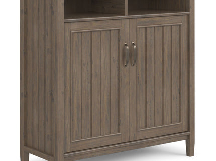 Lev - Medium Storage Cabinet - Smoky Brown