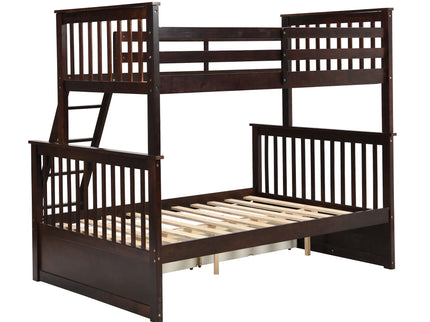 Bunk Bed With Ladder, And Safety Guard Rails