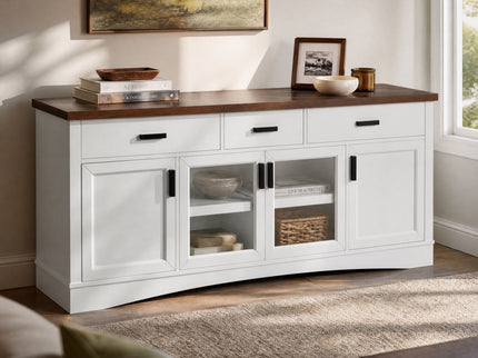 Modern TV Console & Adjustable Shelves