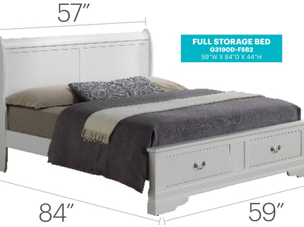 Upholstered Panel Sleigh Bed Design