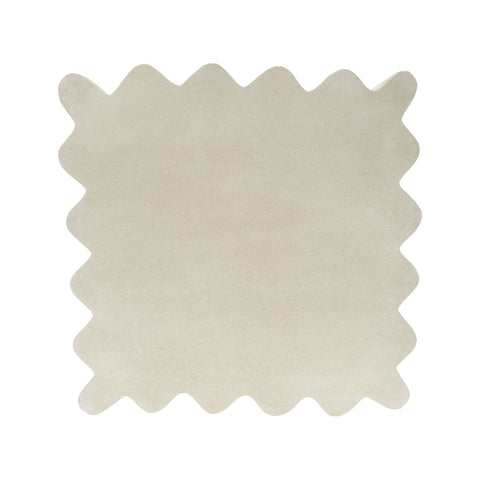Mgo Archaistic Wavy Side Table - Antique Sandstone