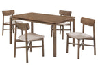 Dark Brown / 5 Pc. Table, 4 Chairs