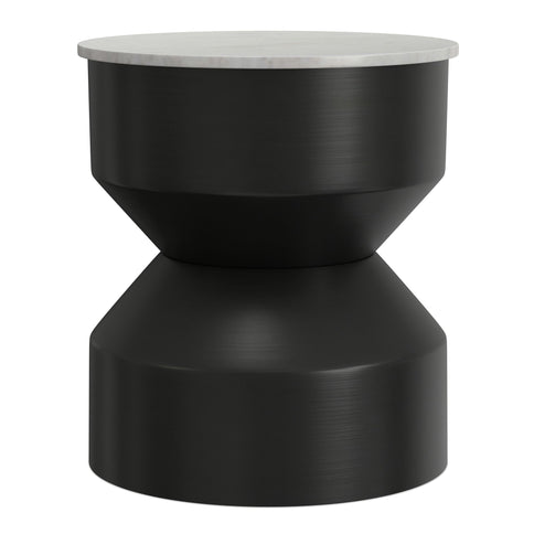 Maxine - Side Table - Black White