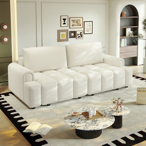 4 Seater Modern Couch With Seats Storage