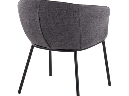Ashland - Contemporary Chair - Black / Charcoal