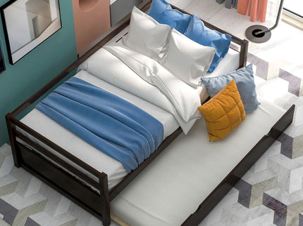 Twin Daybed With Trundle Frame Set
