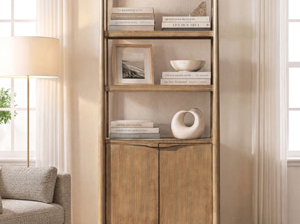 Nolan - Bookcase With Lower Cabinet - Natural
