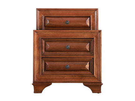 Storage Nightstand - Oak