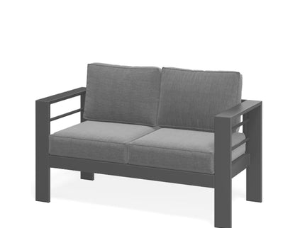 All-Weather Patio Loveseat With Thick Cushions