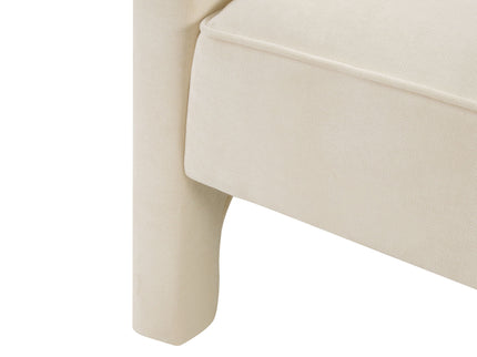 Barrel Accent Chair With Enclosed Arms