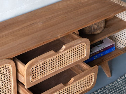Teak Cabinet - Natural Wood / Brown