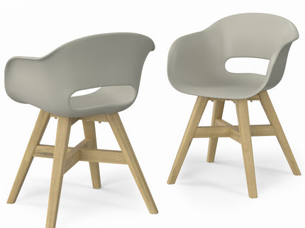 Kona - Outdoor Dining Chair In Plastic (Set of 2)