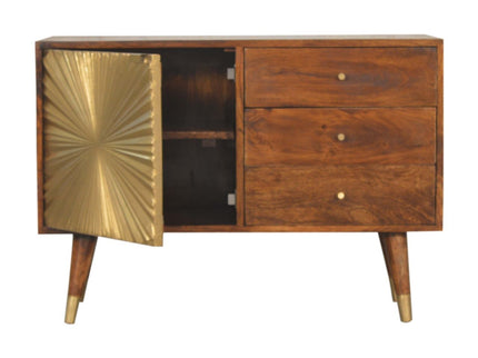 Manila - Sideboard, 3 Drawer - Chestnut