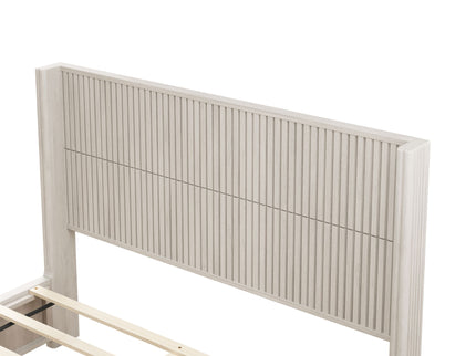 Platform Bed Frame With Headboard, Floor Standing Design