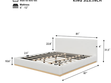 Elegant Upholstered Bed