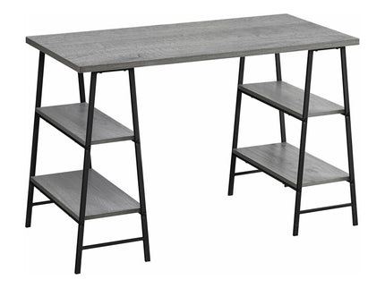 Computer Desk For Home Office, Storage Shelves, Industrial Design