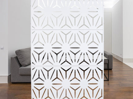 Outdoor & Indoor Metal Privacy Screen, Freestanding Decorative Panels