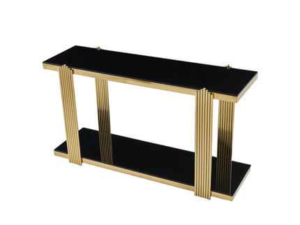 Console Table With Double Tier Storage
