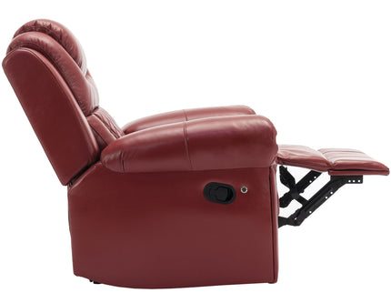 Home Theater Seating Manual Recliner Chair With Led Light Strip For Living Room