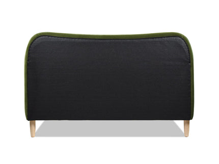 Roman - Curved Headboard Upholstered Platform Bed