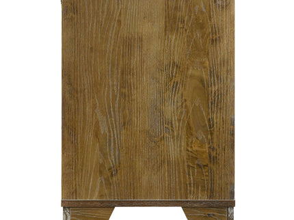 Packard - 1 Drawer Nightstand With LED Lighting And USB Charging - Oak