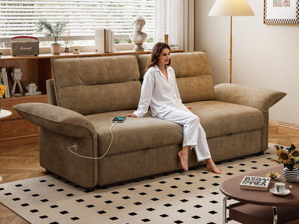 Sofa Bed With Convertible Design, Living Room Furniture