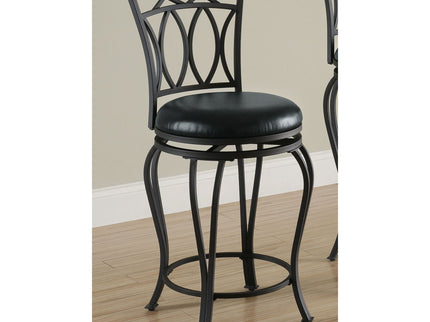 Swivel Stool With Upholstered Seat