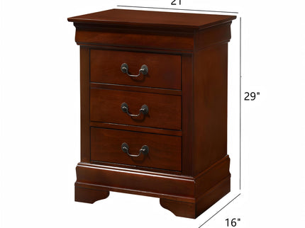 Louis Phillipe - Nightstand - Wood