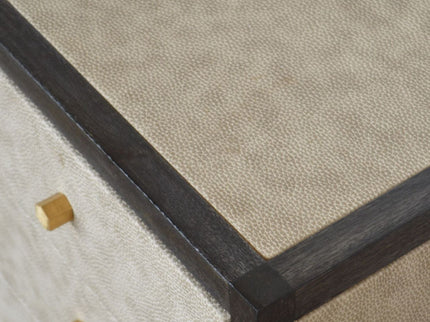 Nightstand, 3 Drawer - Black