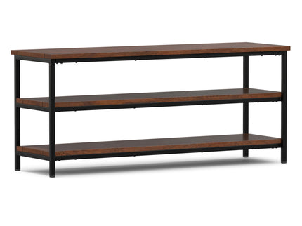 Skyler - TV Media Stand - Dark Cognac Brown