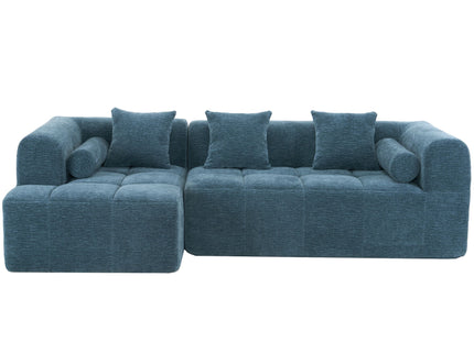 Sectional Free Combined Sofa With 2 Side Pockets